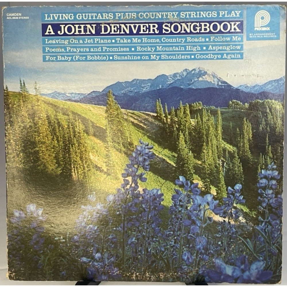 John Denver Songbook Living Guitars Country Strings Vinyl LP RCA ACL0546 1977